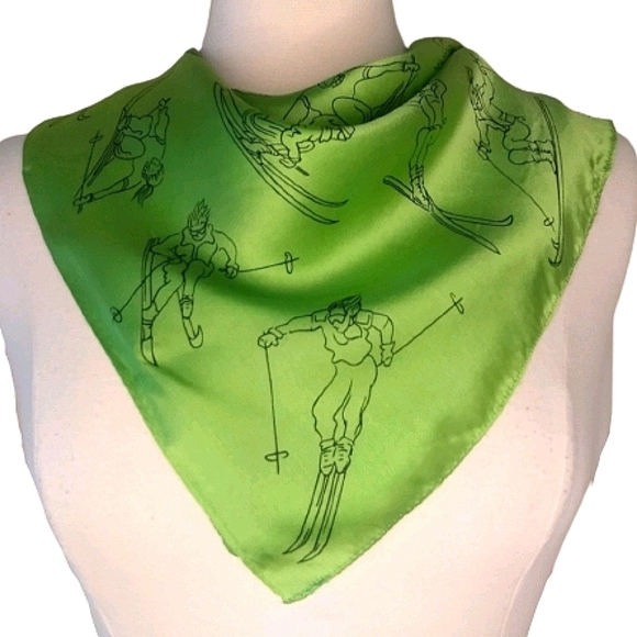 Talbots Accessories - Silk Scarf Skier Bandana Neckerchief Neck